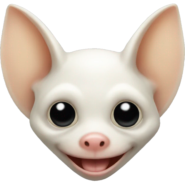 Albino bat  emoji