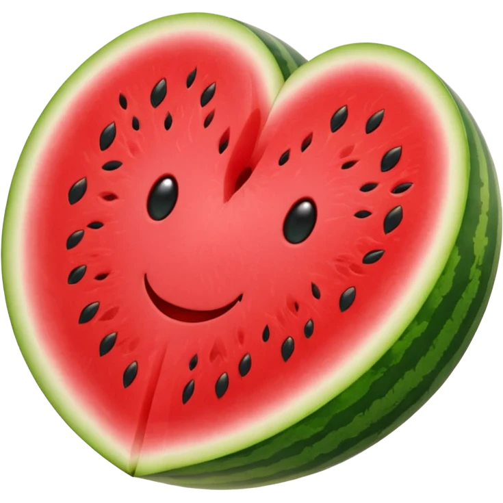 heart watermelon emoji