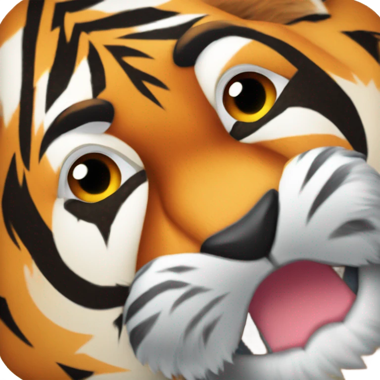 Tiger feet emoji