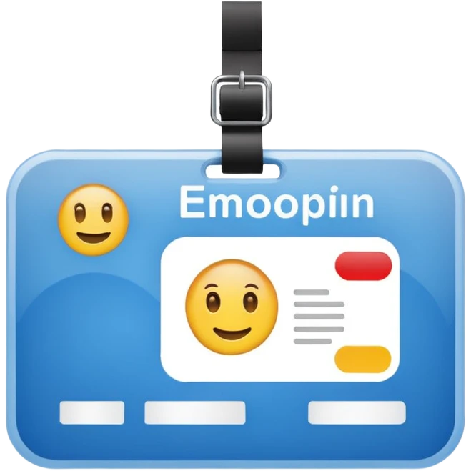 Id card emoji