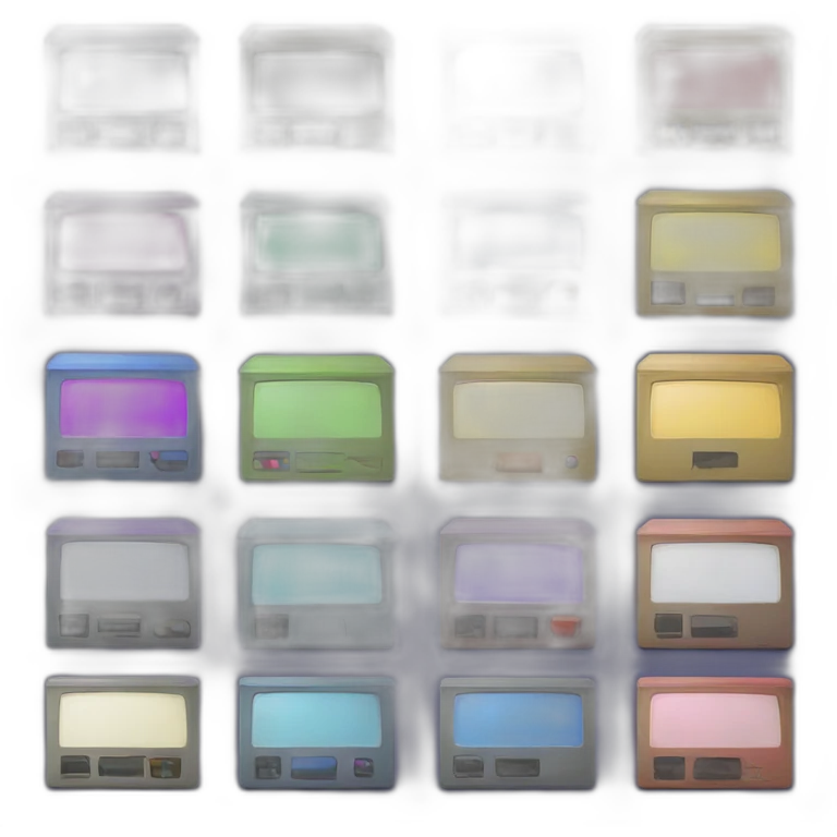 color bars on old computer emoji
