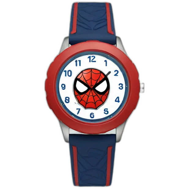 Funny spiderman watch emoji