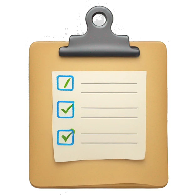 checklist emoji