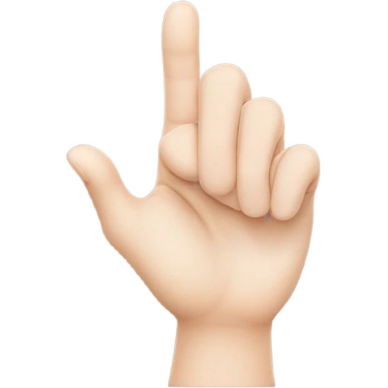 New hand signed of a heart with the index finger and thumb  emoji