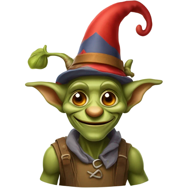 džugovaný škriatok emoji