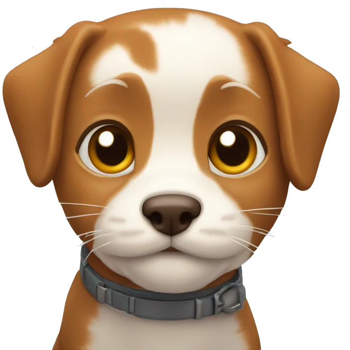 Chat mignon roux emoji
