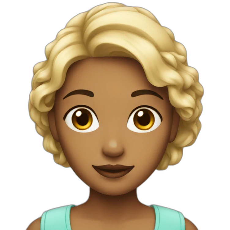 a cute feminine women emoji