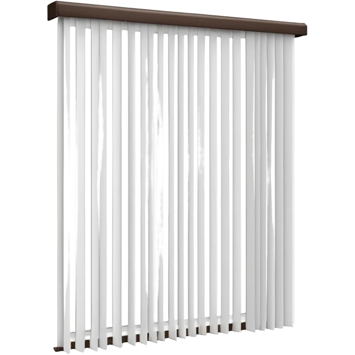 vertical venetian blinds with distinct pleats emoji