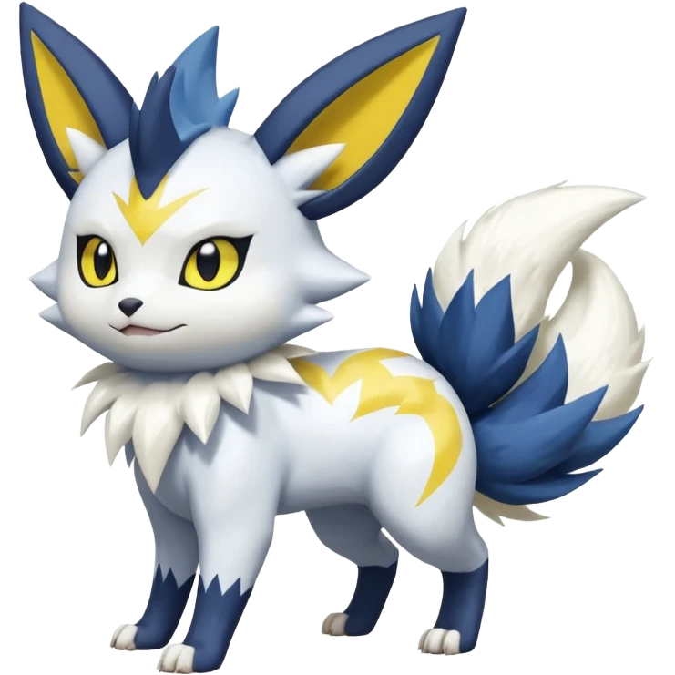 Meowstic-Jolteon-Zangoose-Fakémon-hybrid-creature (full body)  emoji