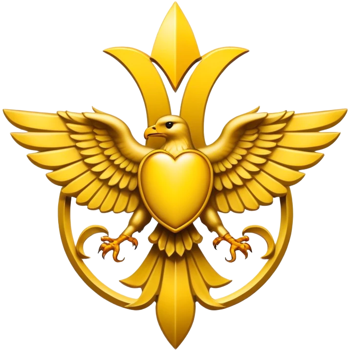 Deacon's emblem with a touch of yellow emoji