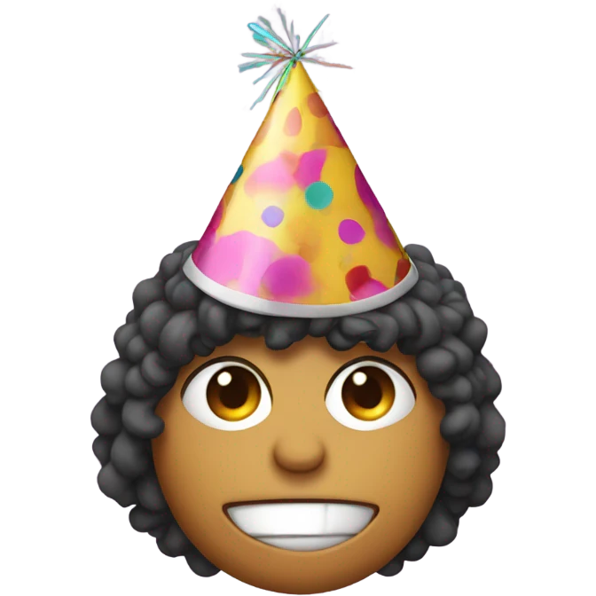 sick in a party hat emoji