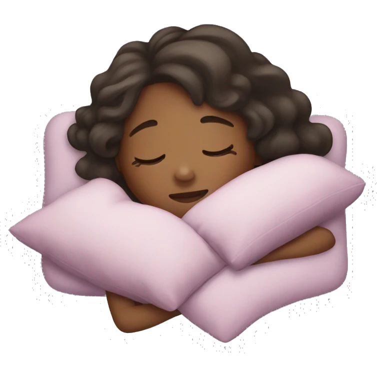 Girl sleeping dreaming emoji