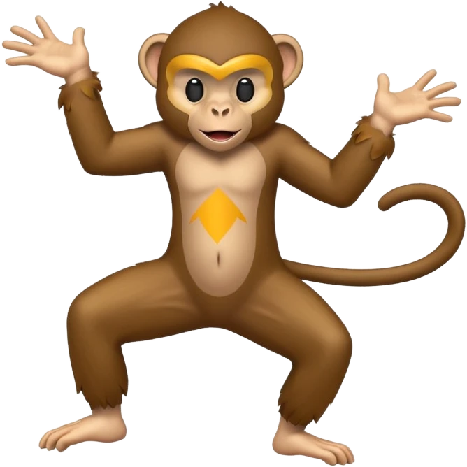 Breakdancing monkey’s emoji
