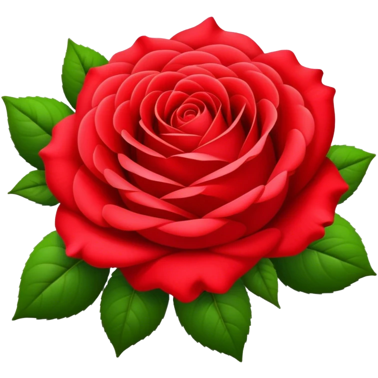big bouquet Bright Red Tea Rose, luxuriant, leaf, bud emoji
