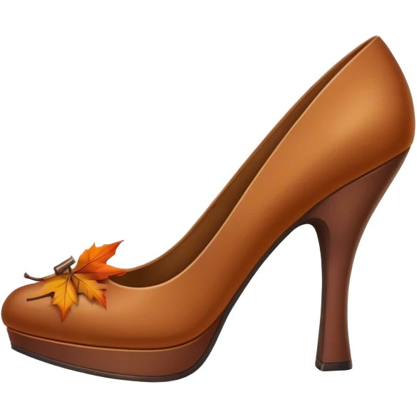 Autumn heels emoji