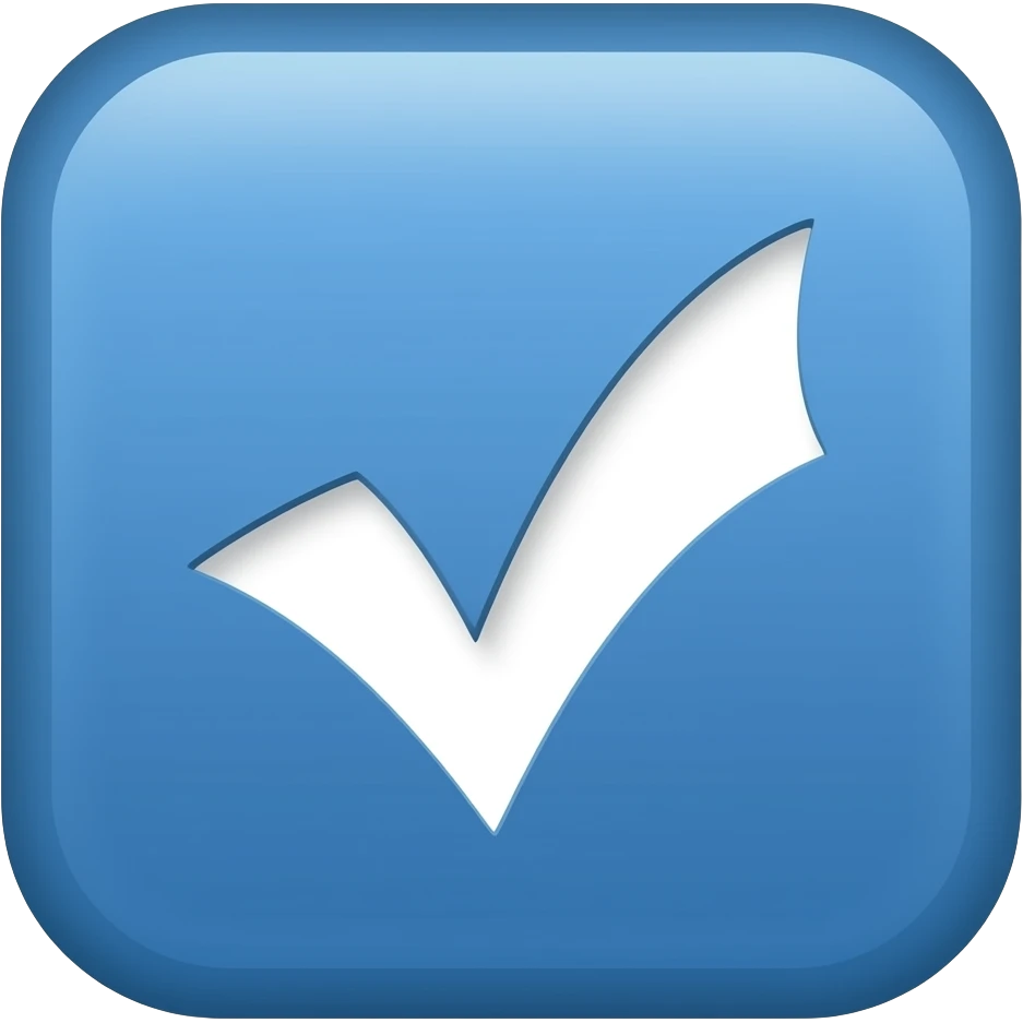 Verifica roblox  blu quadrata emoji