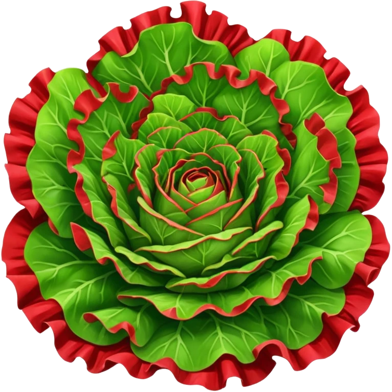 Lolla Rossa lettuce emoji