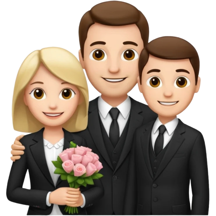 father marrying a couple emoji