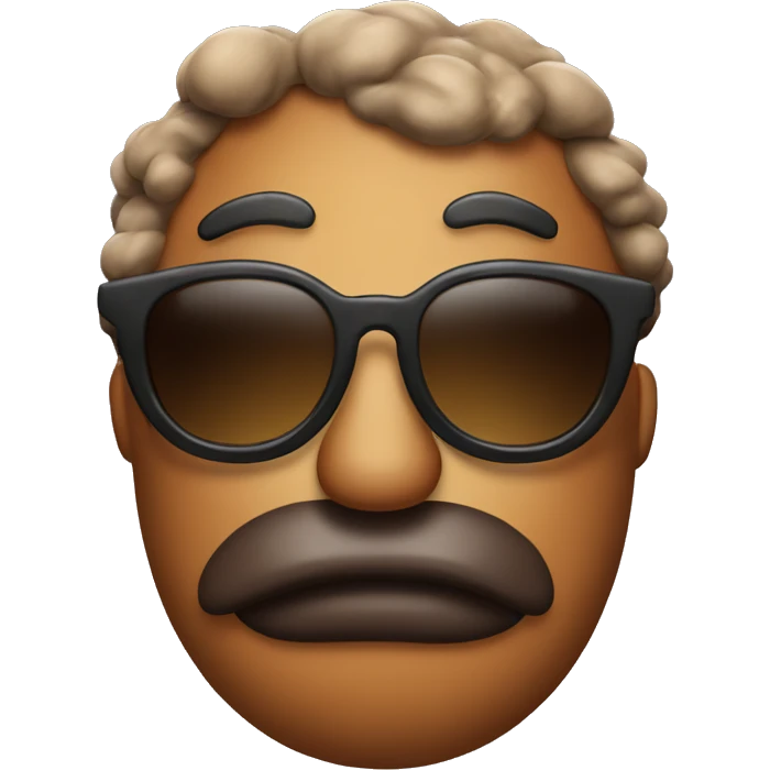 Poop with sunglasses emoji