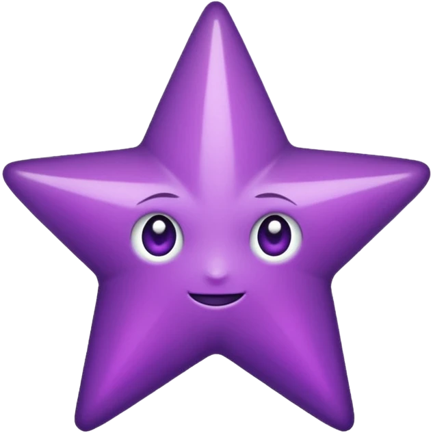 Estrella moradas emoji