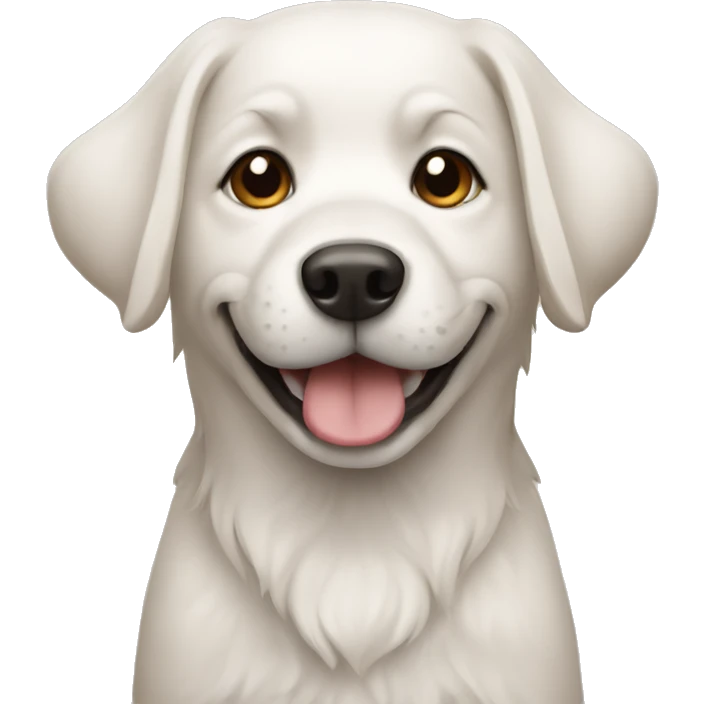 Cute dog  emoji