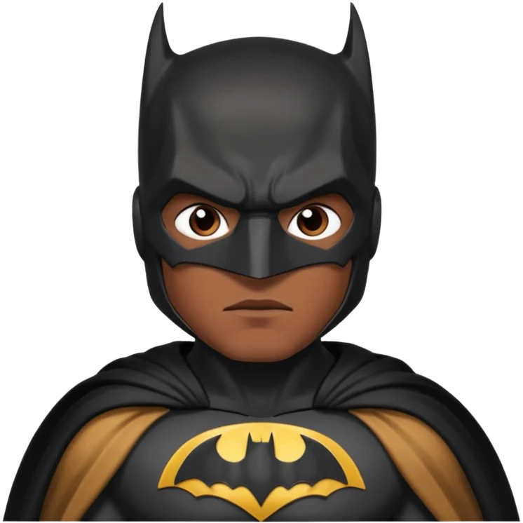  brown Batman emoji