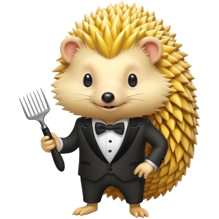 yellow hedgehog groom emoji