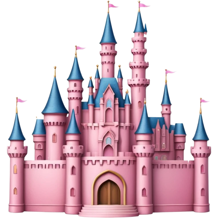 Disney castle pink  emoji
