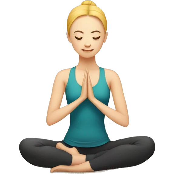 doing yoga in vietnam emoji