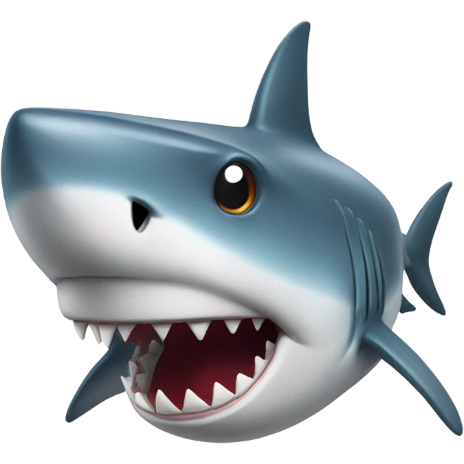 shark with top heat emoji