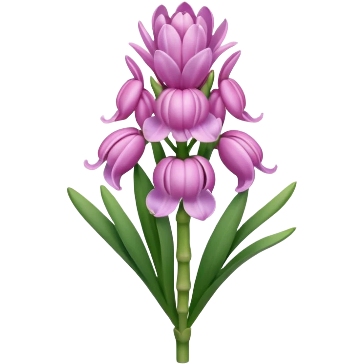 a light margenta  Hyacinth emoji