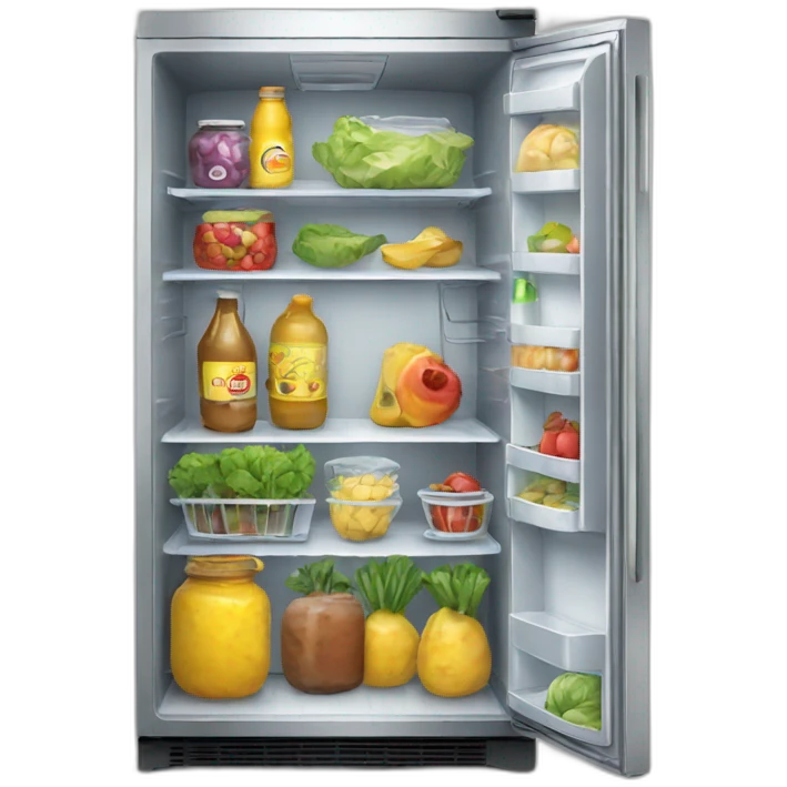 Un frigo emoji