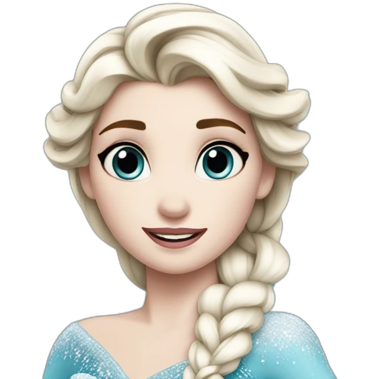 Elsa from Disney emoji