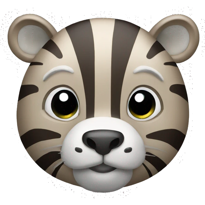 zebra as beaver coding emoji