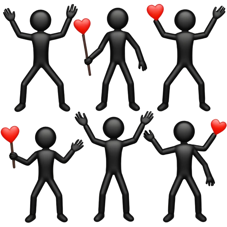 Stickman figures emoji