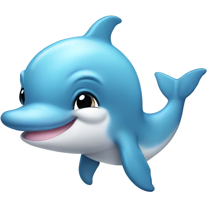 baby blue baby dolphin  emoji
