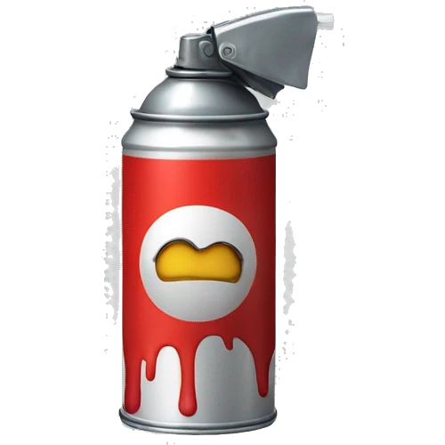 Spray can emoji