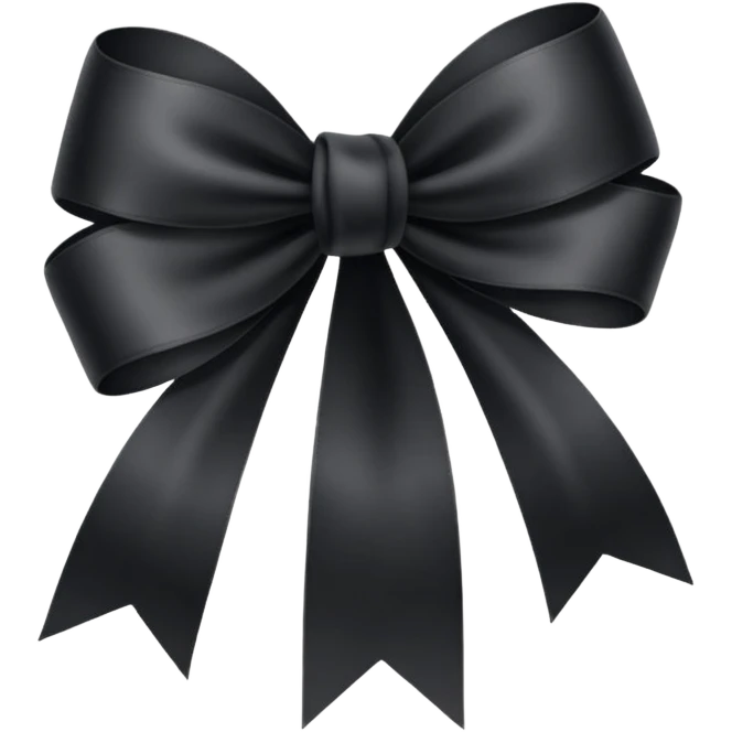 روبان سیاه emoji