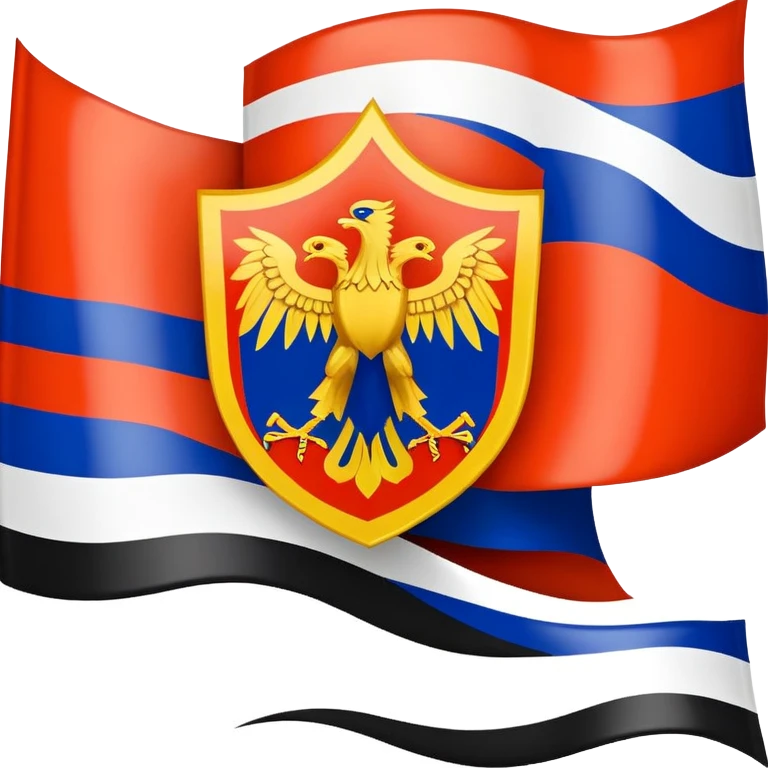 The flag of Donetsk in huawei stile emoji