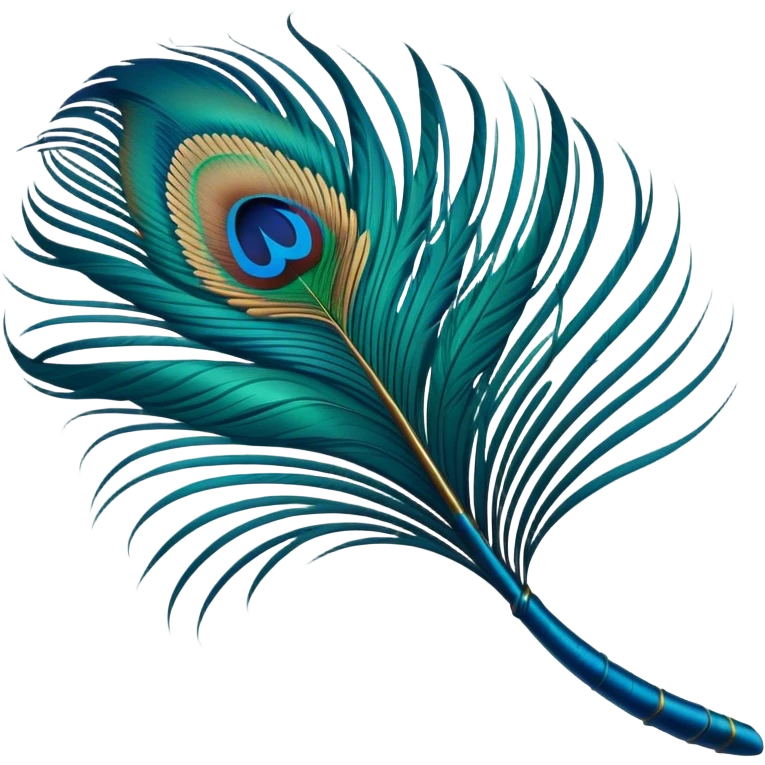 peacock feather emoji