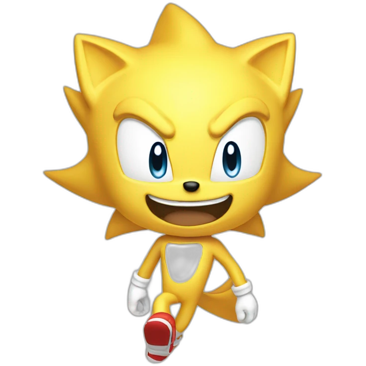 Super Sonic Happy emoji