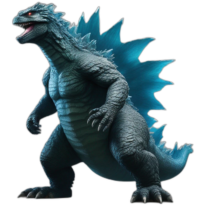Godzilla (proportional) (realistic) (Godzilla King of the Monsters, 2019) emoji