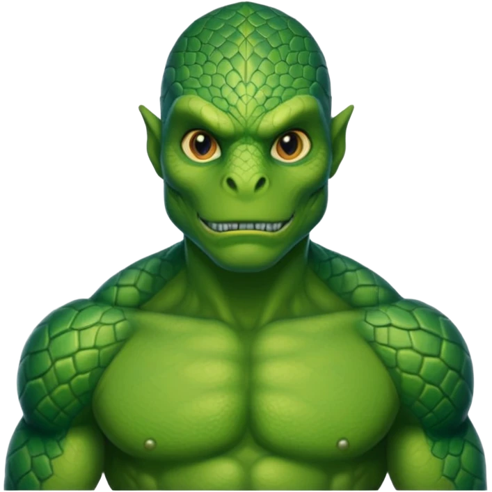 Reptile man emoji
