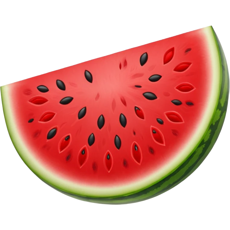 A singular watermelon slice  emoji