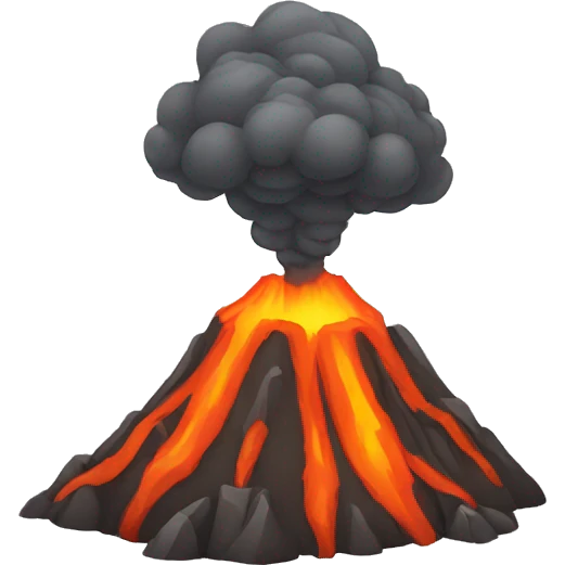 volcano emoji