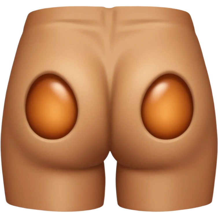 Emoji showing his butthole emoji