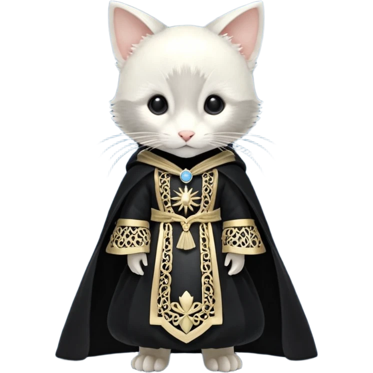 Мордочка сказочного животного. У него круглая мордочка, шерсть нежного бирюзового цвета, маленький  розовый носик как у котенка. Глаза большие, яркого синего цвета. Есть прическа, волосы которой нежного сиреневого цвета и торчат вверх в разные стороны. У него нет ушей. emoji