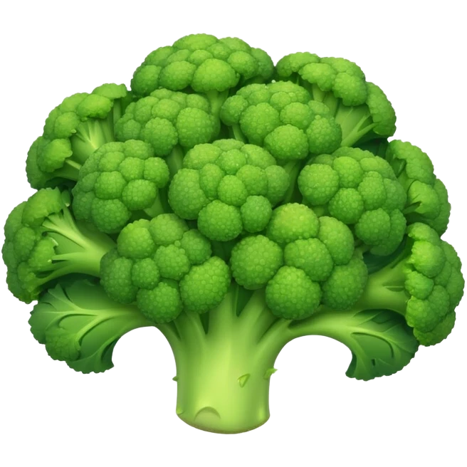 Small green pebbles of broccoli  emoji