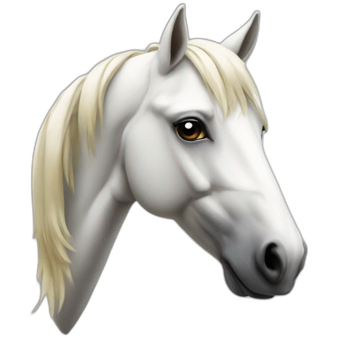 Cheval blanc emoji