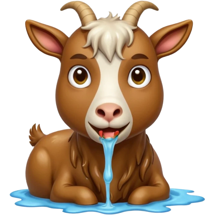 Goat Vomiting  emoji